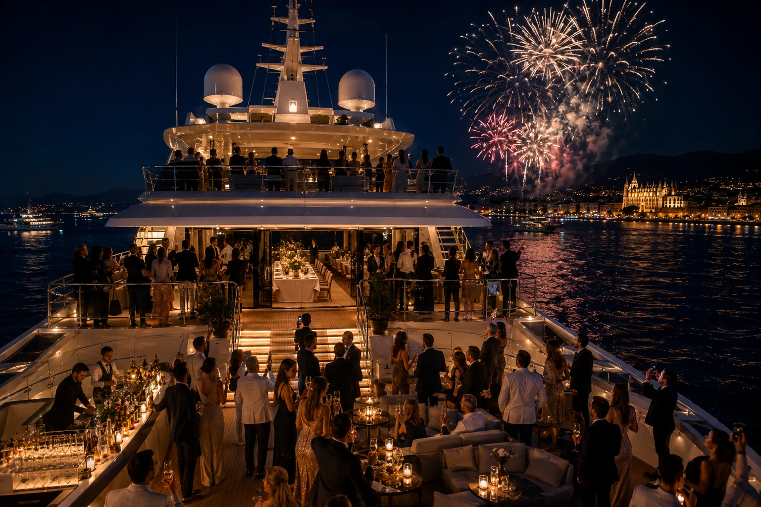 The fireworks finale